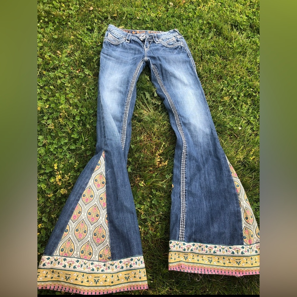 Bell bottoms rock revival jeans